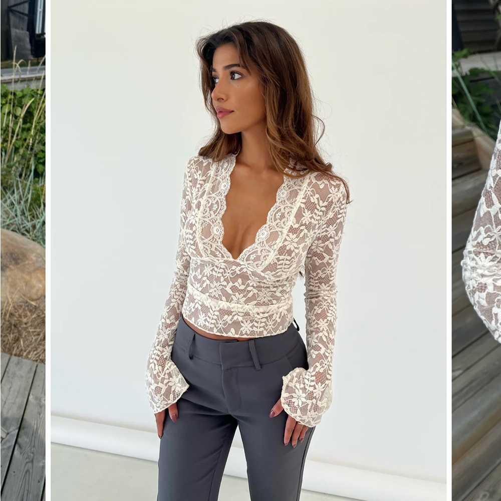 VENDERBY’S PRETTY LACE TOP CREAM